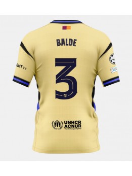 Billige Barcelona Alejandro Balde #3 Bortedrakt 2025-26 Kortermet